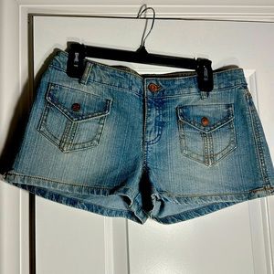 Glo denim jean shorts